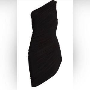 NORMA KAMALI DIANA MINI DRESS ONE SHOULDER